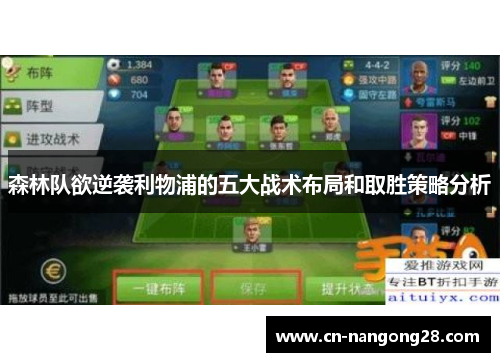 森林队欲逆袭利物浦的五大战术布局和取胜策略分析